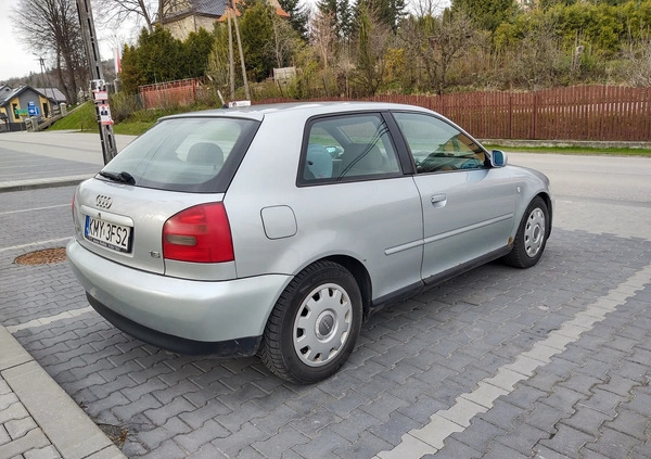 Audi A3 cena 4999 przebieg: 404637, rok produkcji 1999 z Serock małe 436